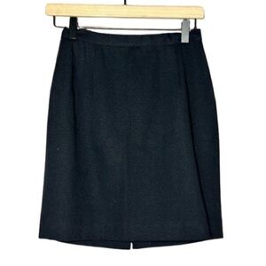 Women's Petite 2P Hugo Buscati Vintage Black Pencil Skirt Professional Career